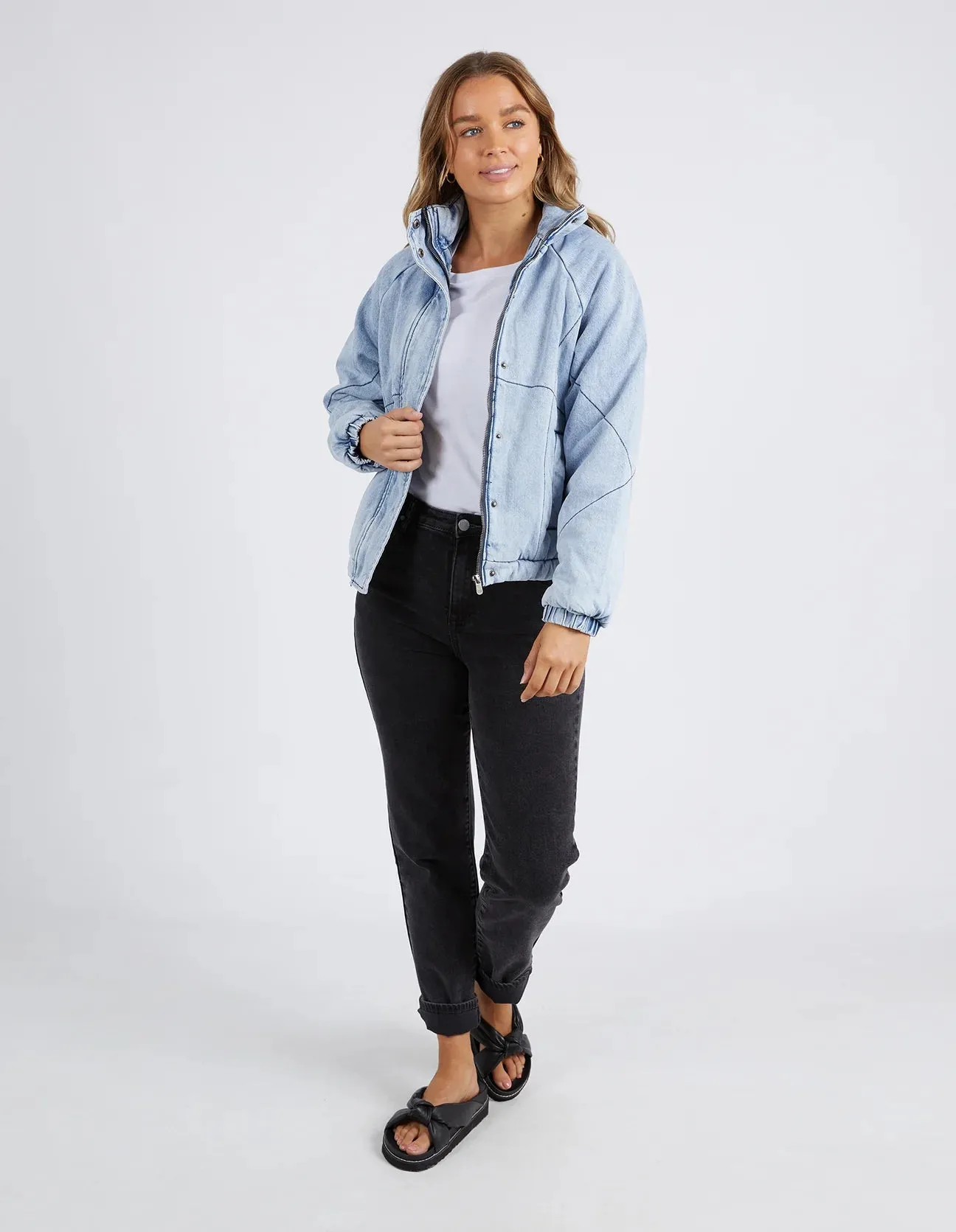 Foxwood - Rosalee Denim Jacket Vintage Mid blue