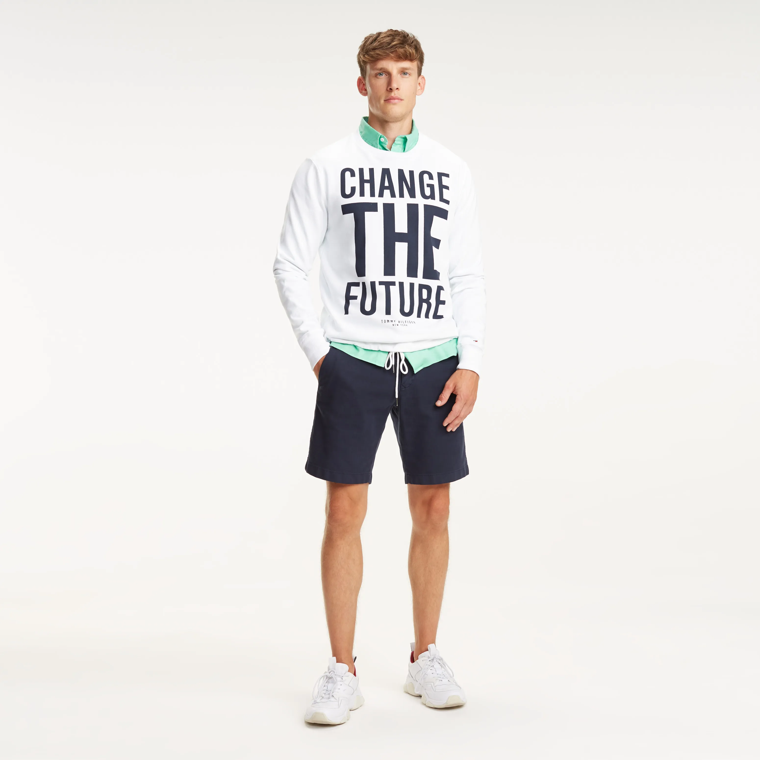 Future Slogan Cotton Sweatshirt | Hoodies | Tommy Hilfiger