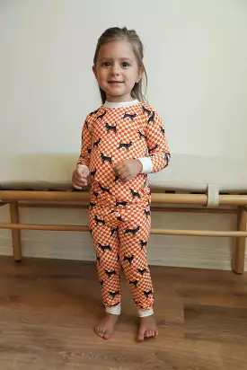 Game Day - Coonhound 2 Piece Bamboo Pajama Set