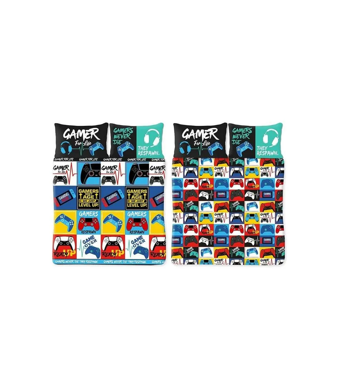 Gamer for life duvet cover set multicoloured Generic