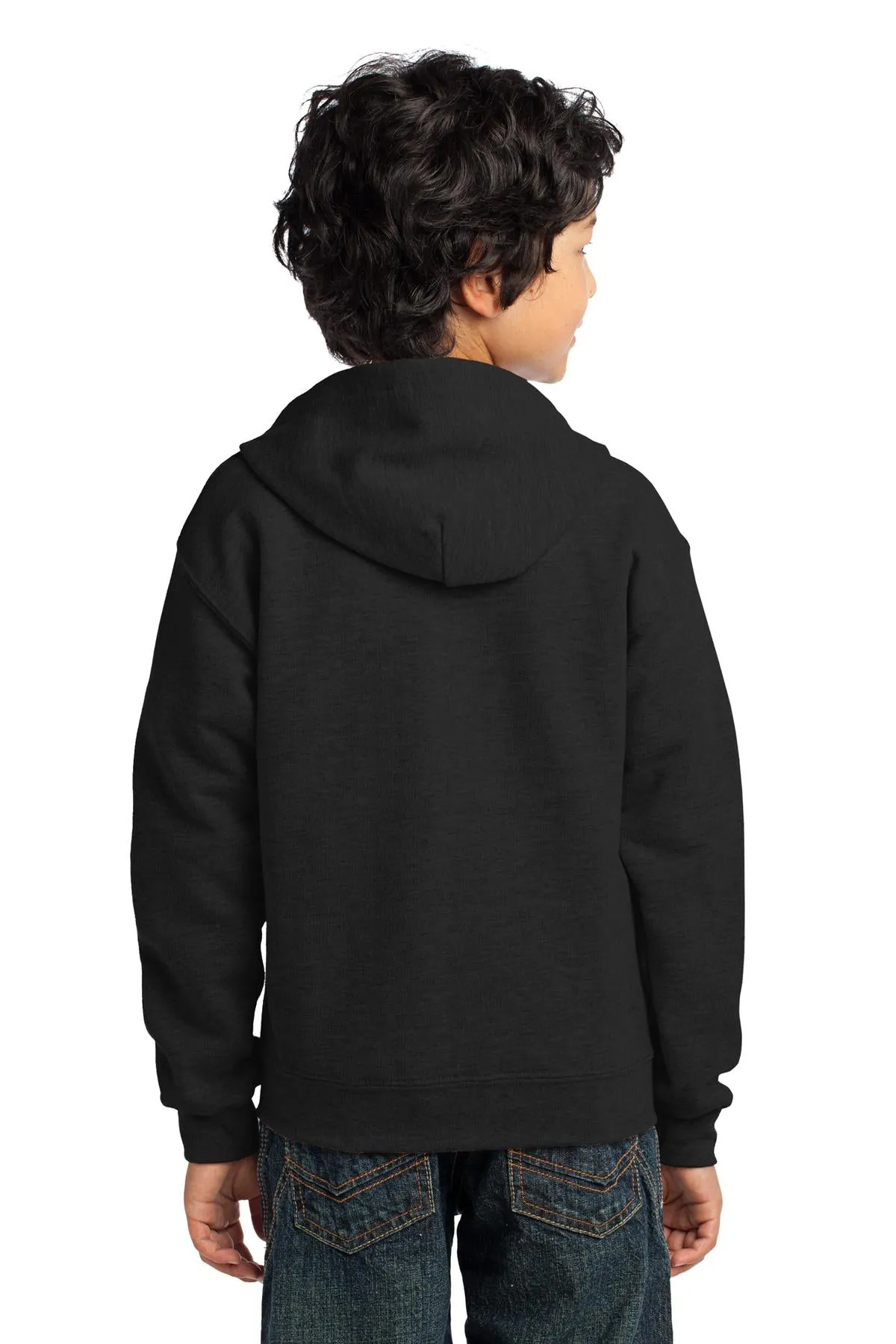 Gildan Youth Heavy Blend Full-Zip Hooded Sweatshirt