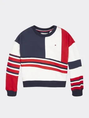 Girls Colour-blocked Sweatshirt | Hoodies | Tommy Hilfiger