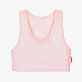 Girls Pink Cotton Bra Top