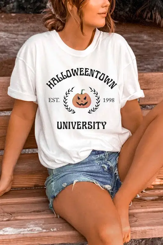 HALLOWEEN TOWN UNIVERSITY GRAPHIC TEE PLUS SIZE