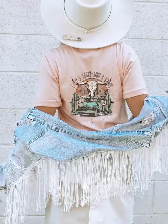 Heart Like a Truck Western Graphic Tee