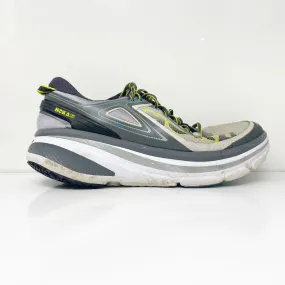 Hoka One One Mens Bondi 4 1007863 GCCY Gray Running Shoes Sneakers Size 10.5