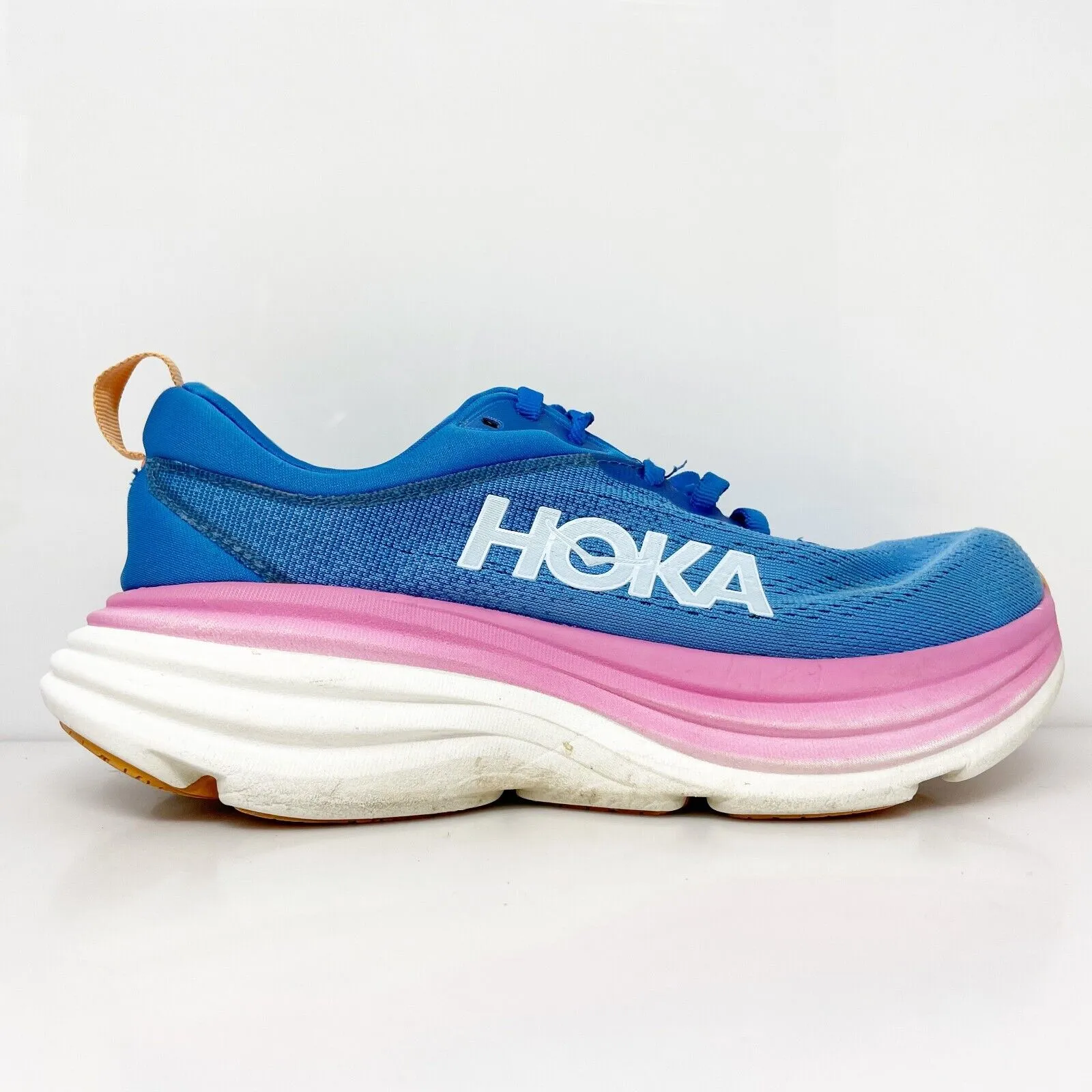 Hoka One One Womens Bondi 8 1127952 CSAA Blue Running Shoes Sneakers Size 7 B