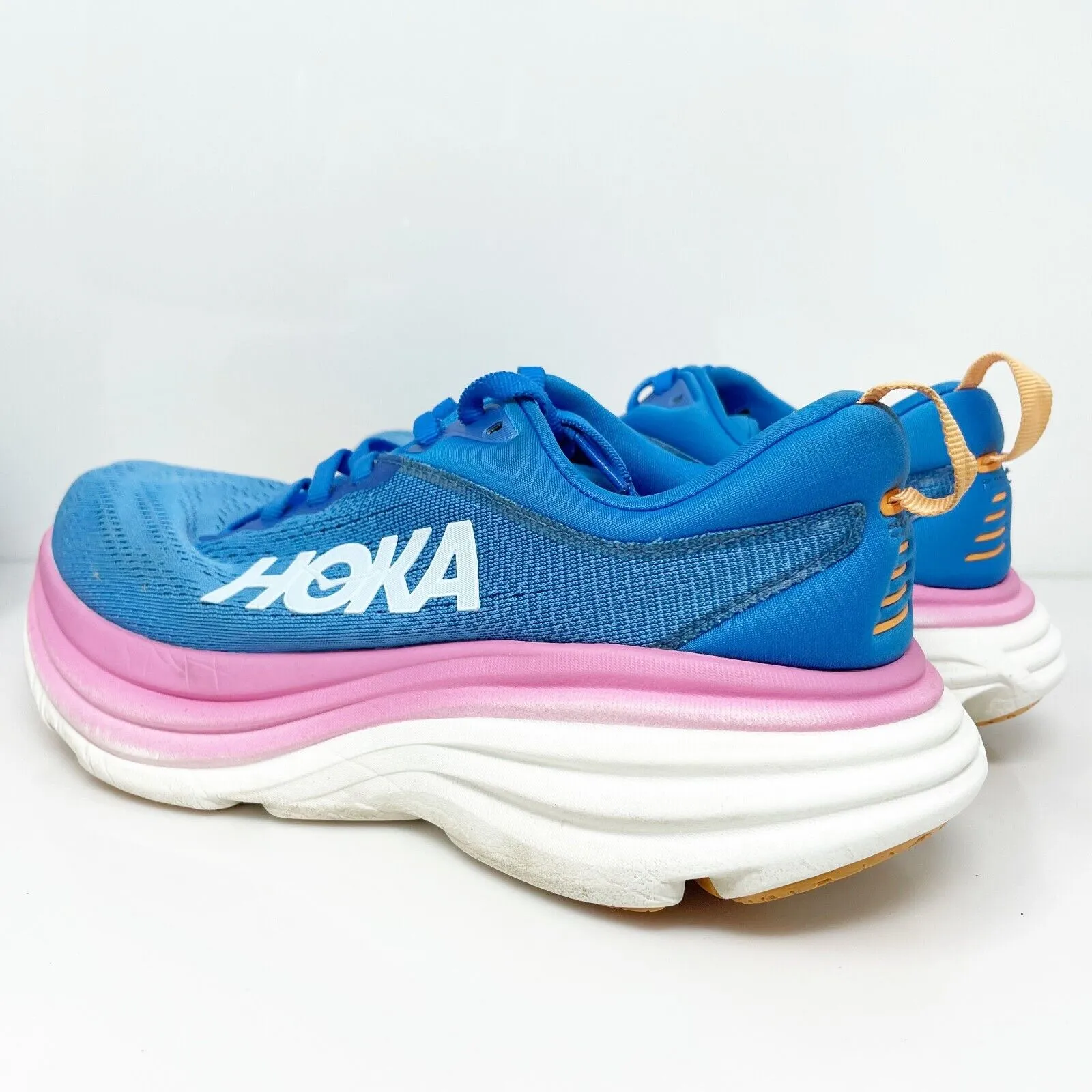 Hoka One One Womens Bondi 8 1127952 CSAA Blue Running Shoes Sneakers Size 7 B