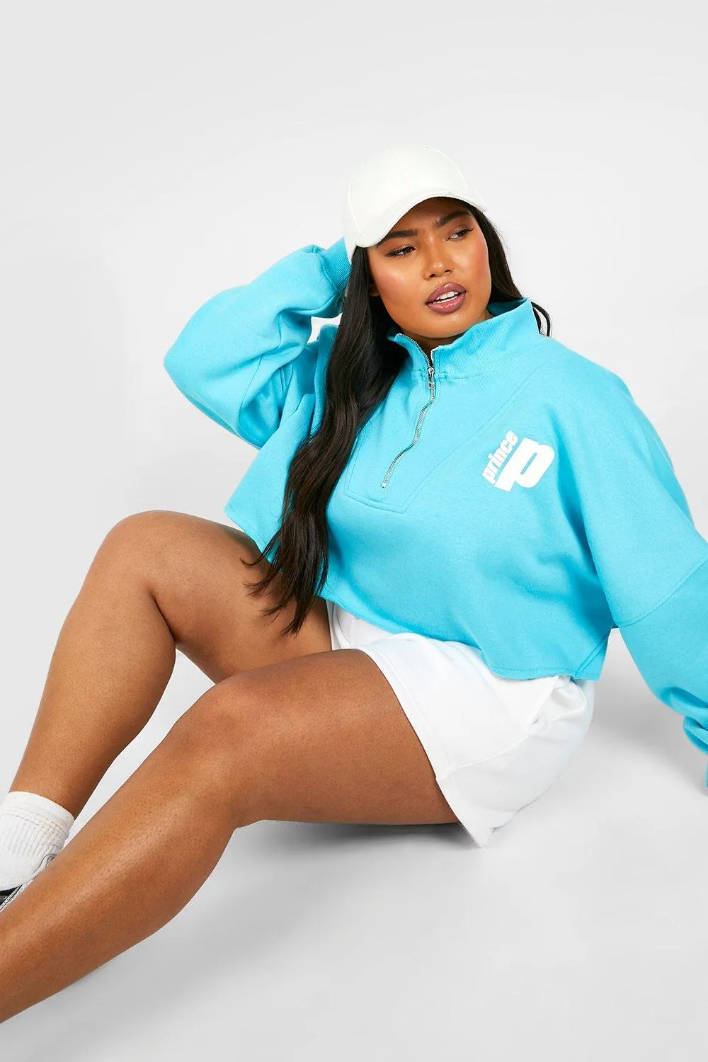 Hoodies & Sweatshirts | Prince Half Zip Sweatshirt | boohoo