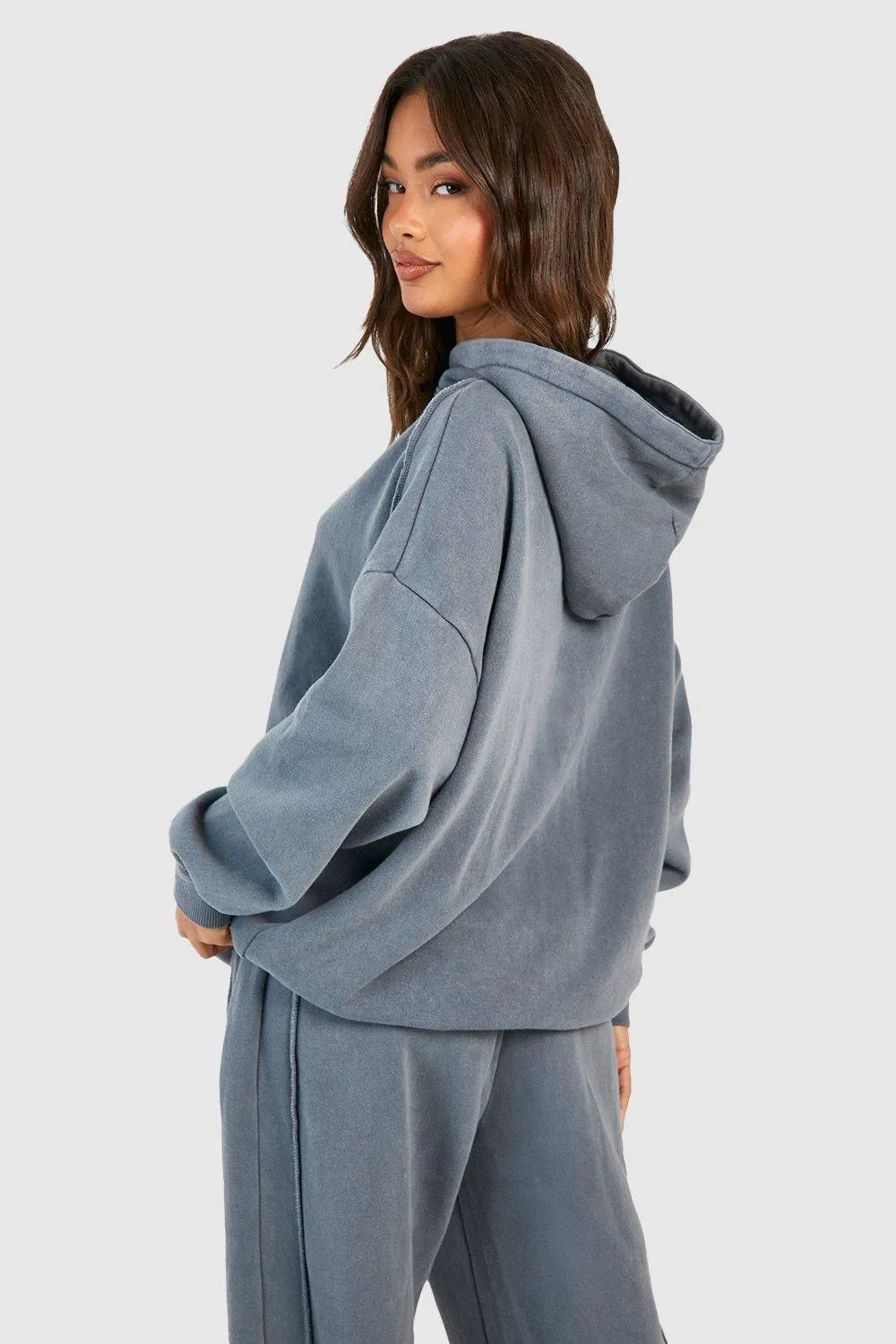 Hoodies & Sweatshirts | Washed Seam Detail Oversized Hoodie | boohoo