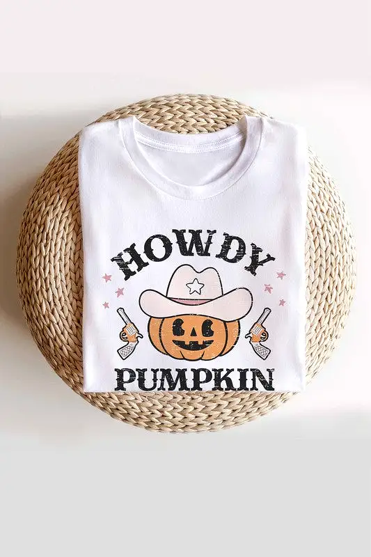 HOWDY PUMPKIN GRAPHIC TEE PLUS SIZE