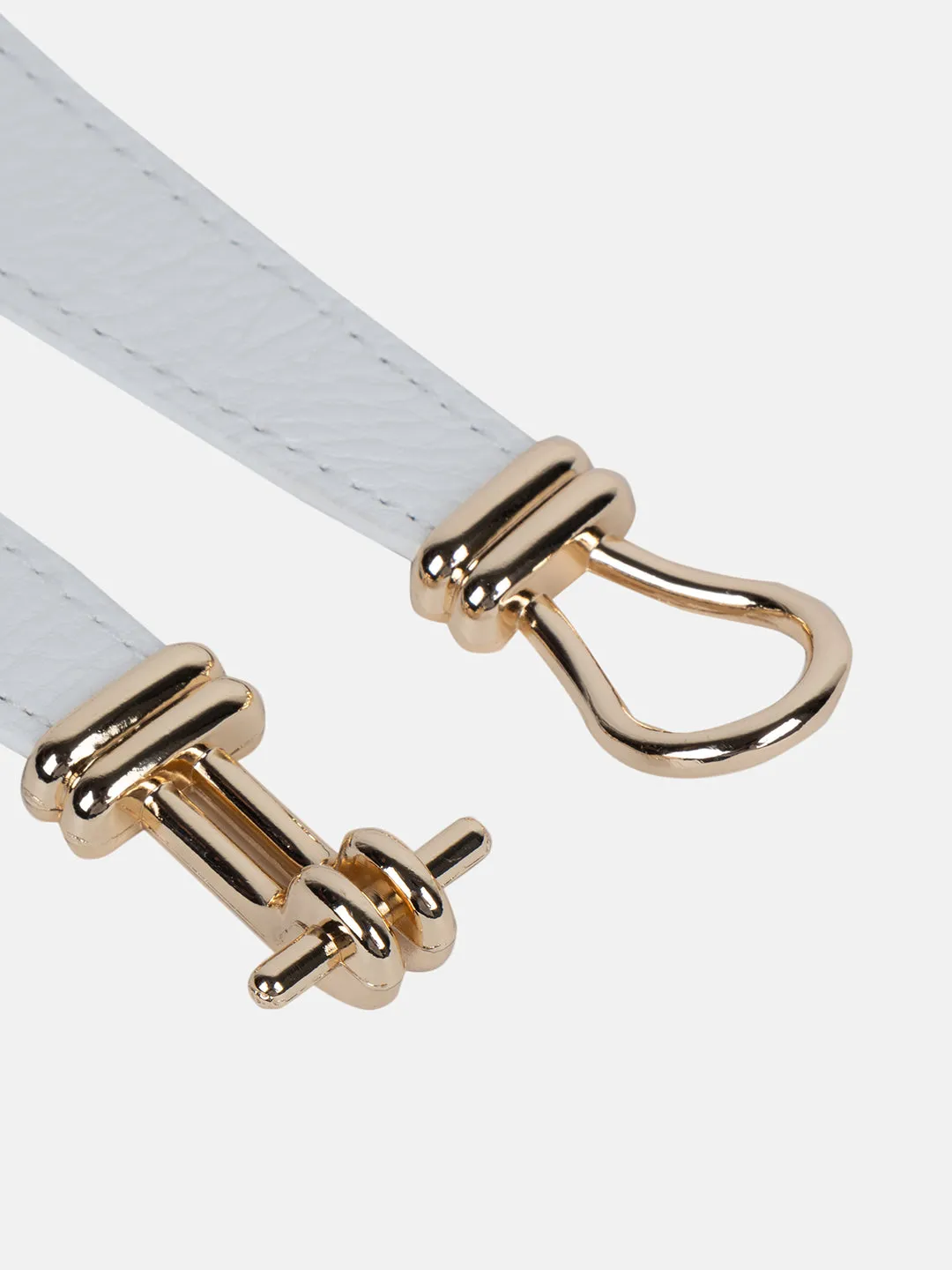 Interlock Buckle Thin Belt