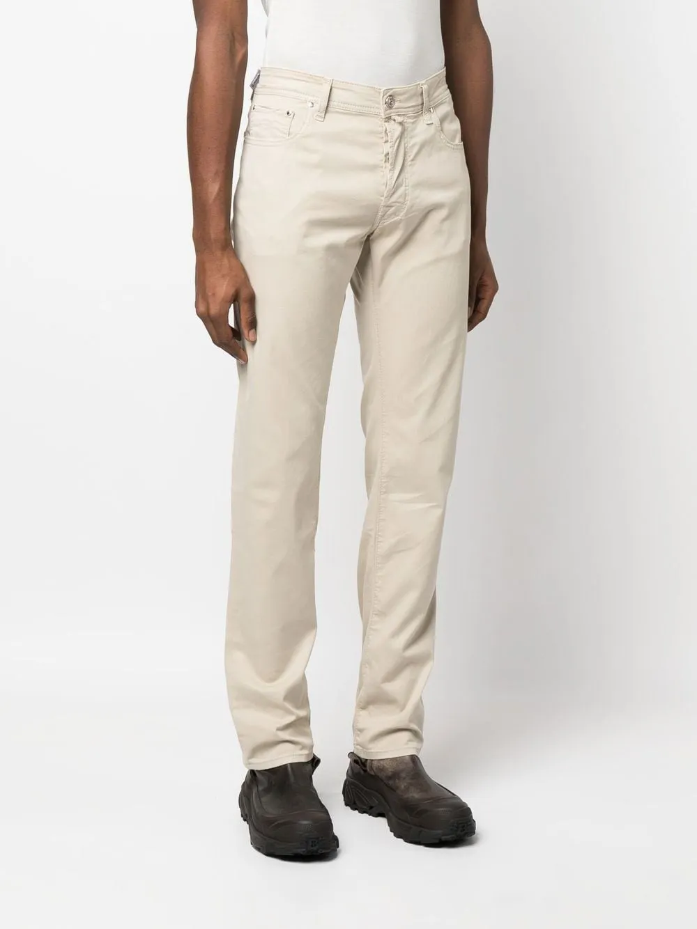 Jacob Cohen Jean droit Beige