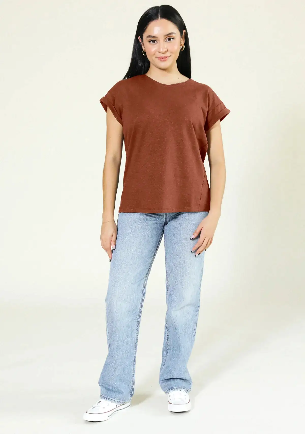 Jane Cuffed Hemp Tee