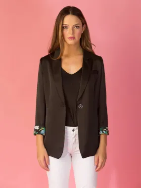 JESSIE LIU Acetate Jacket - Black/Multi Jacket