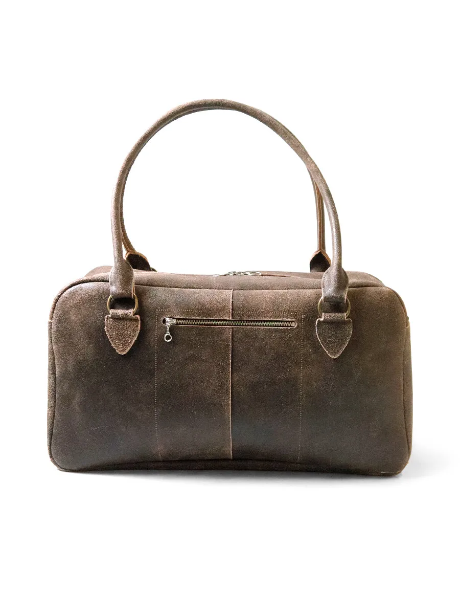 Kapital Crack Leather Fargo Bag