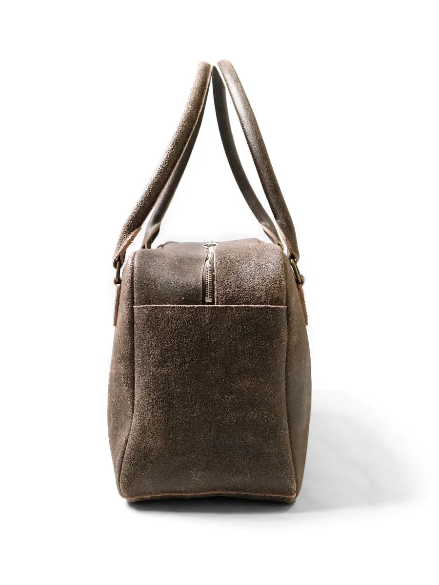 Kapital Crack Leather Fargo Bag