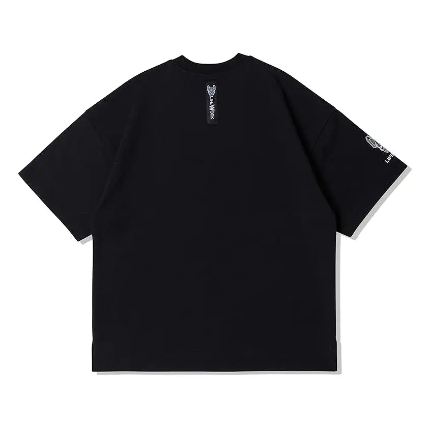 LifeWork Bulldog Pocket Tee Black