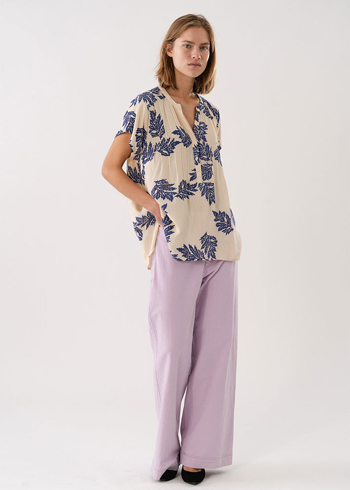 Lollys Laundry Heather Top - Flower Print