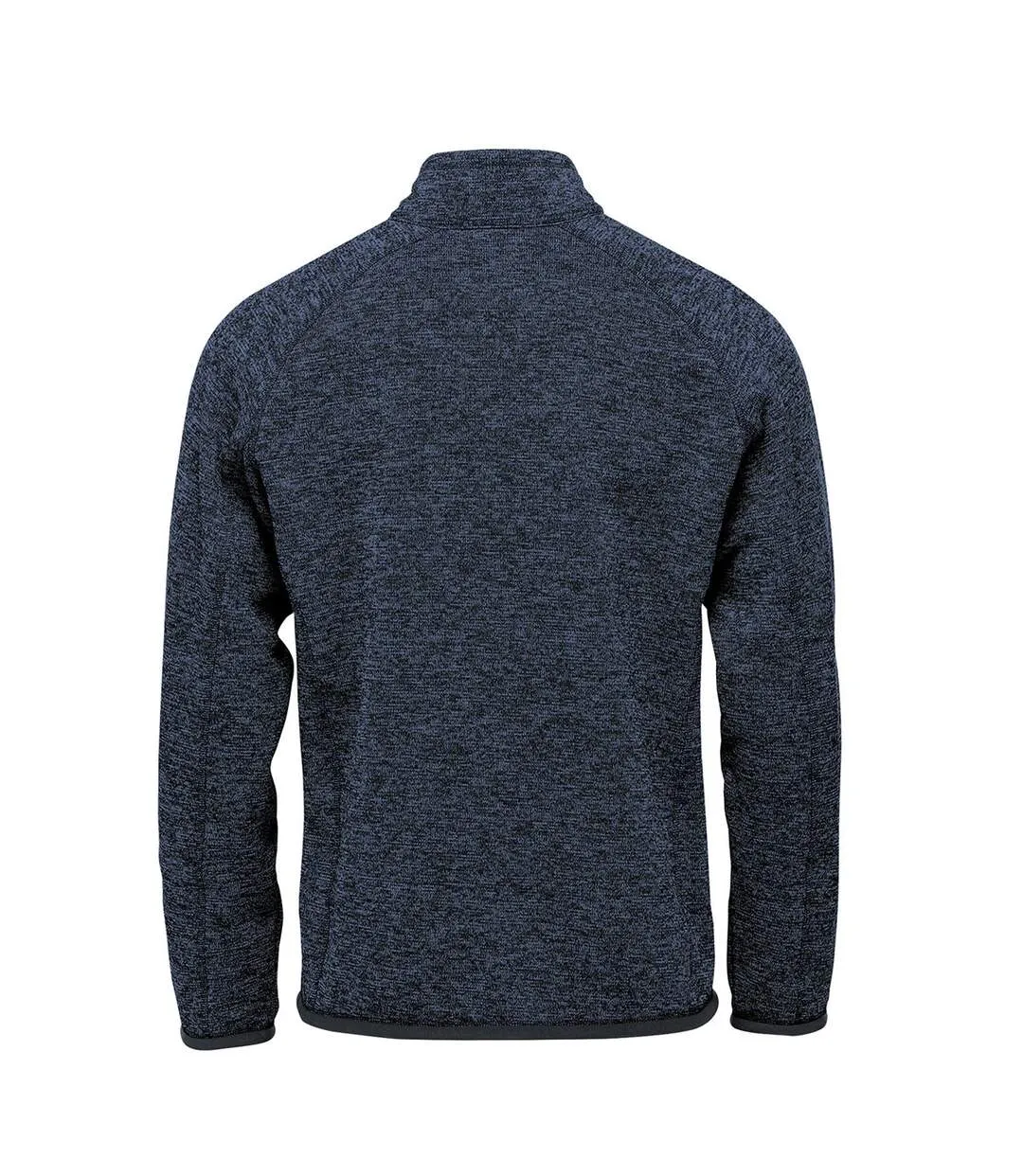 Mens avalante heather quarter zip fleece top navy Stormtech