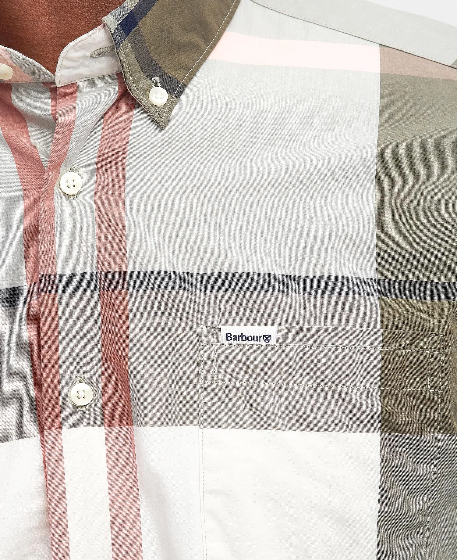 Men's Barbour | Harris Tailored Shirt | Glenmore Olive Tartan