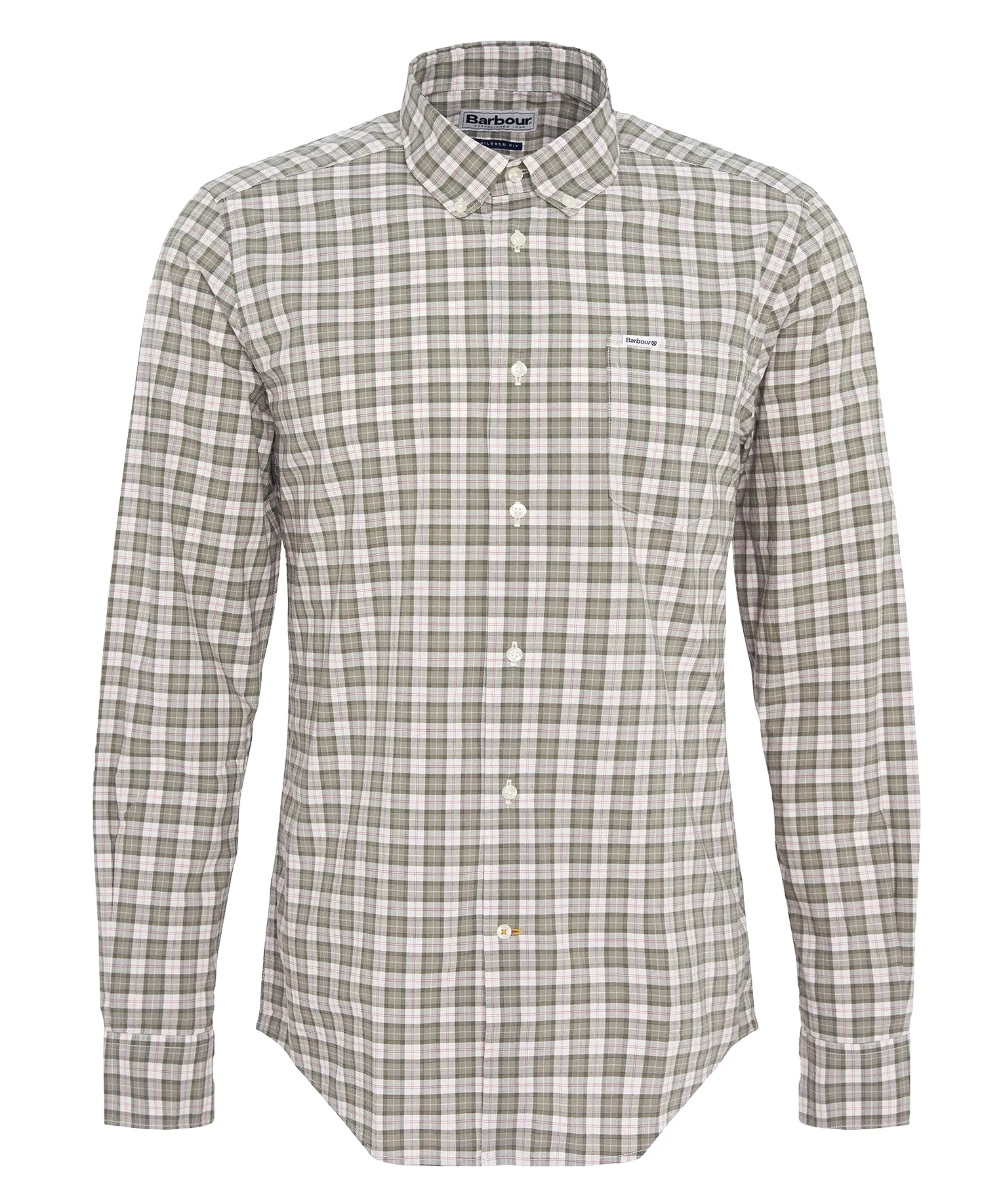 Men's Barbour | Lomond Tailored Shirt | Glenmore Olive Tartan