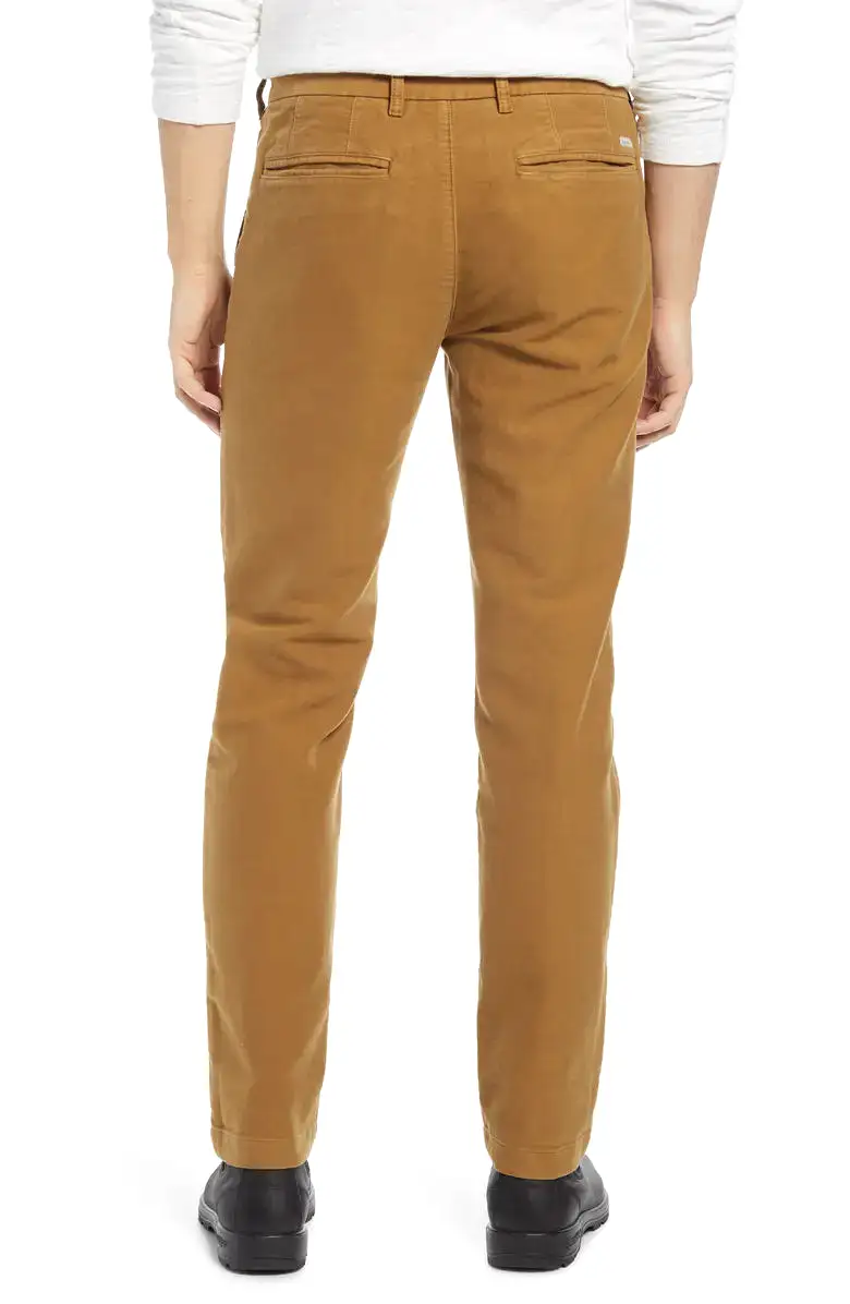 Men's Barbour | Neuston Soft Brushed Moleskin Pants | Sandstone