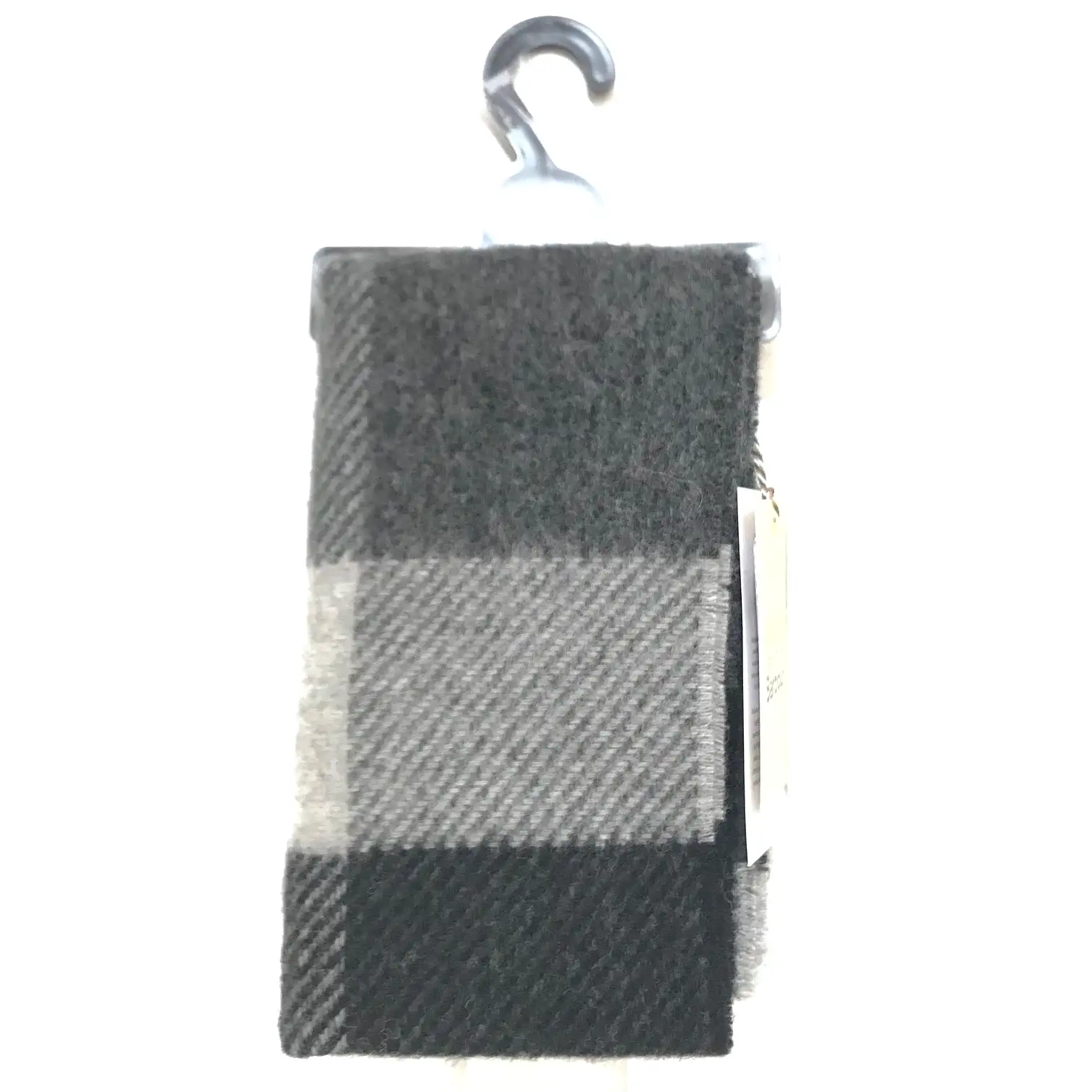 Men's Barbour | Oakwell Lambswool Scarf | Grey and Black