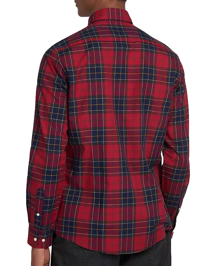 Men's Barbour | Wetheram Tailored Shirt | Red