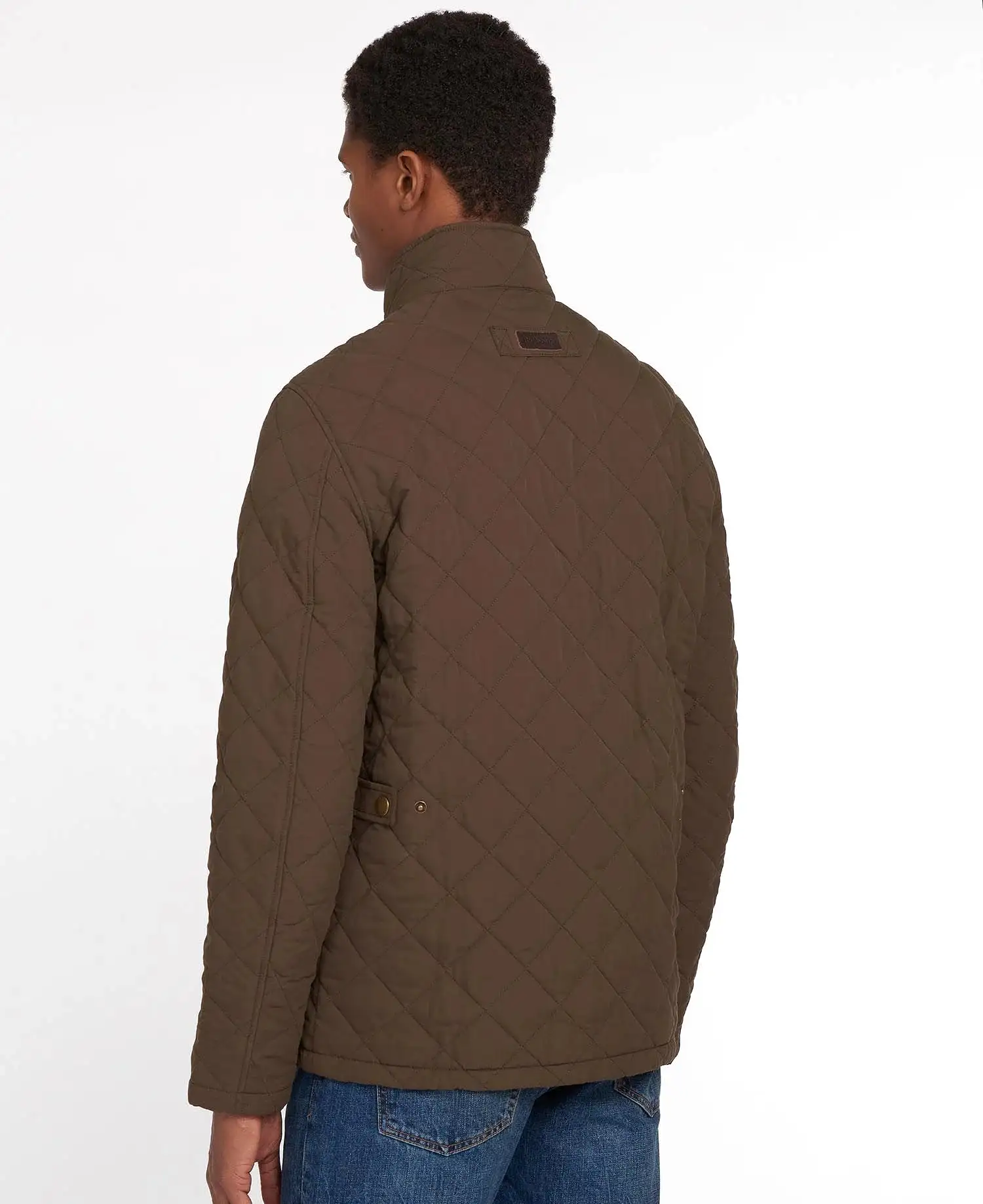 Men's Barbour Quilted Jacket - Dark Olive