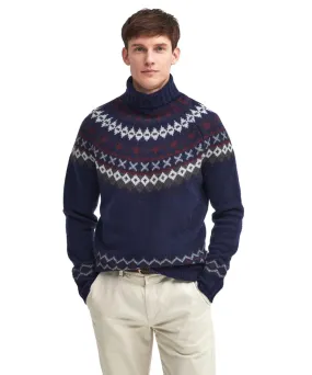 Men's Barbour Roose Fair Isle Rollneck