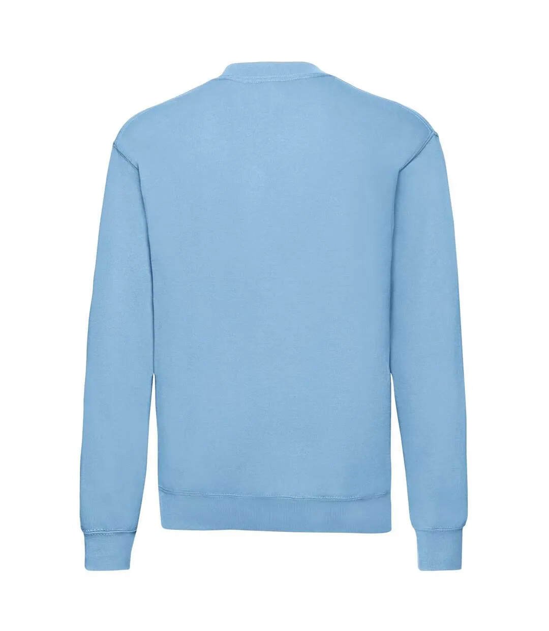 Mens classic drop shoulder sweatshirt sky blue Fruit of the Loom