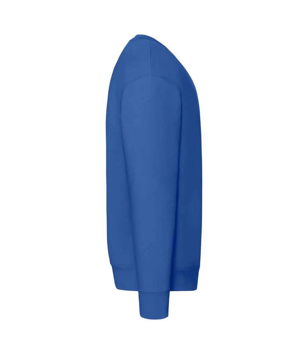 Mens premium drop shoulder sweatshirt royal blue Fruit of the Loom