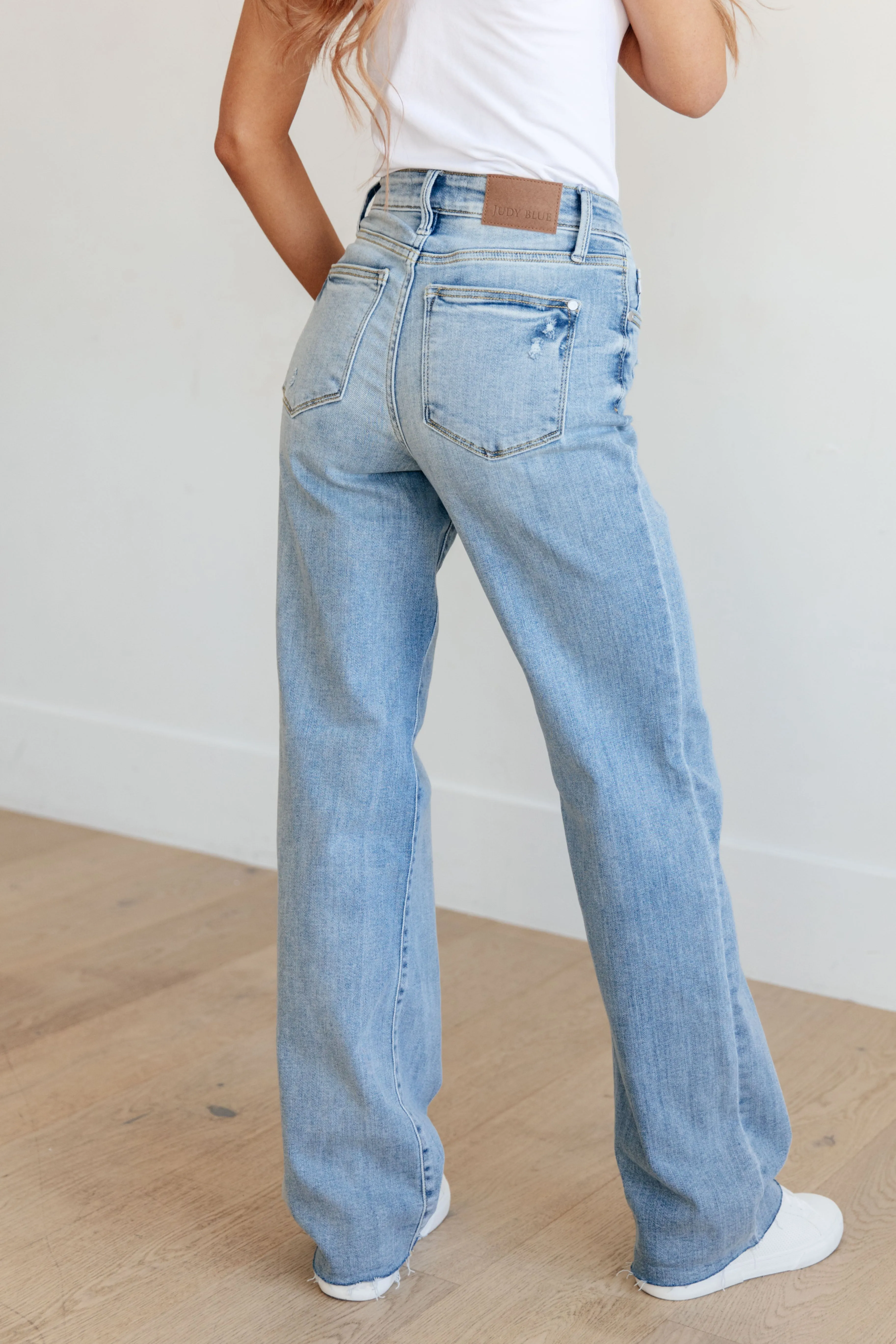 Mildred V Front Waistband Straight Jeans