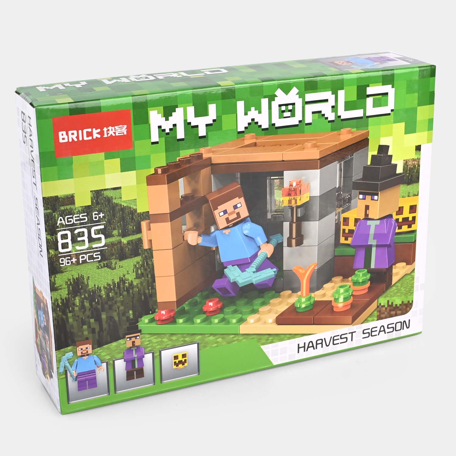 MINECRAFT BUILDING BLOCKS 96PCS SET FOR KIDS