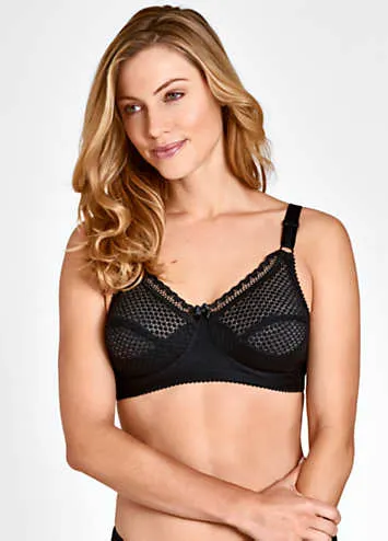 Miss Mary of Sweden Cotton Dots Non-Wired Bra | Grattan