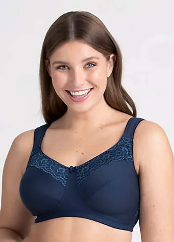 Miss Mary of Sweden Cotton Now Minimizer Non-Wired Bra | Kaleidoscope