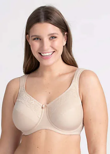 Miss Mary of Sweden Cotton Now Minimizer Underwired Bra | Kaleidoscope