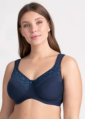 Miss Mary of Sweden Cotton Now Minimizer Underwired Bra | Kaleidoscope