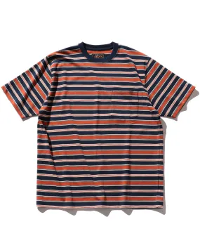 Multi Stripe Pocket Tee