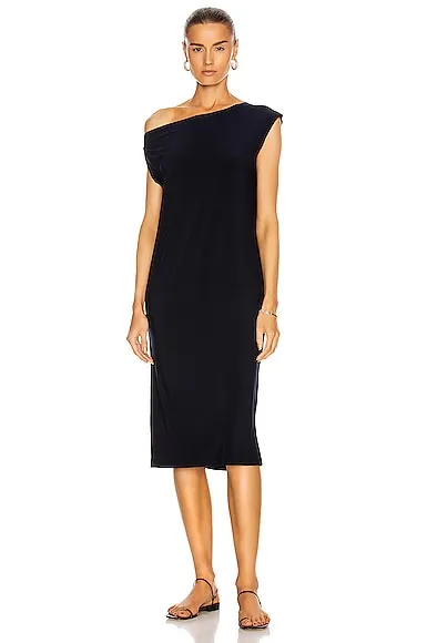 Norma Kamali Drop Shoulder Dress -        