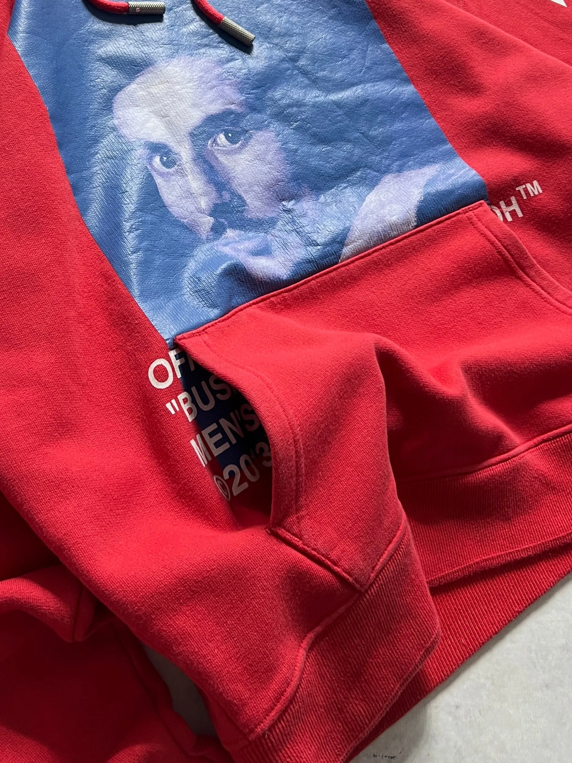 Off White Bernini Pullover Heavyweight Hoodie (XS)