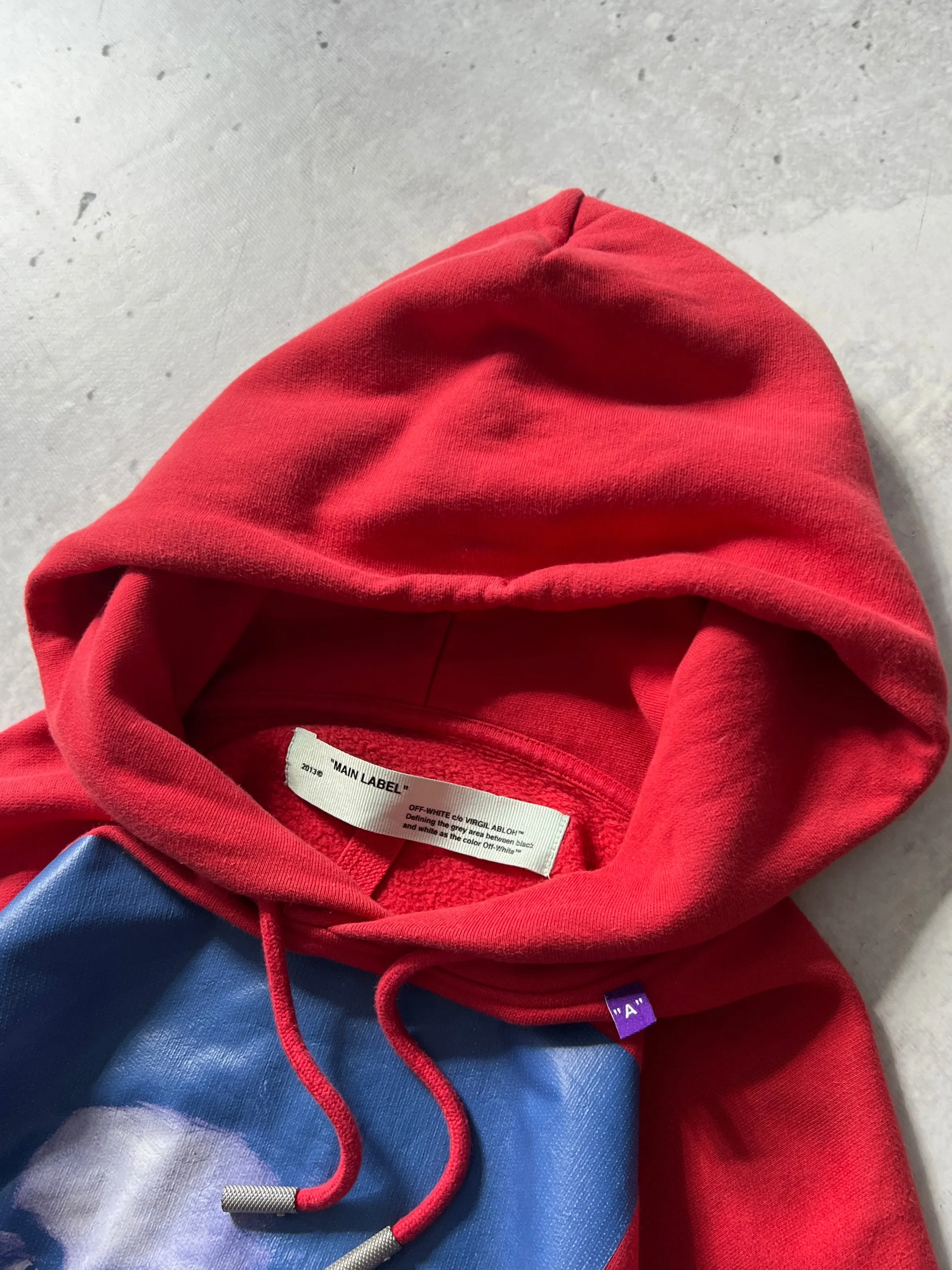 Off White Bernini Pullover Heavyweight Hoodie (XS)