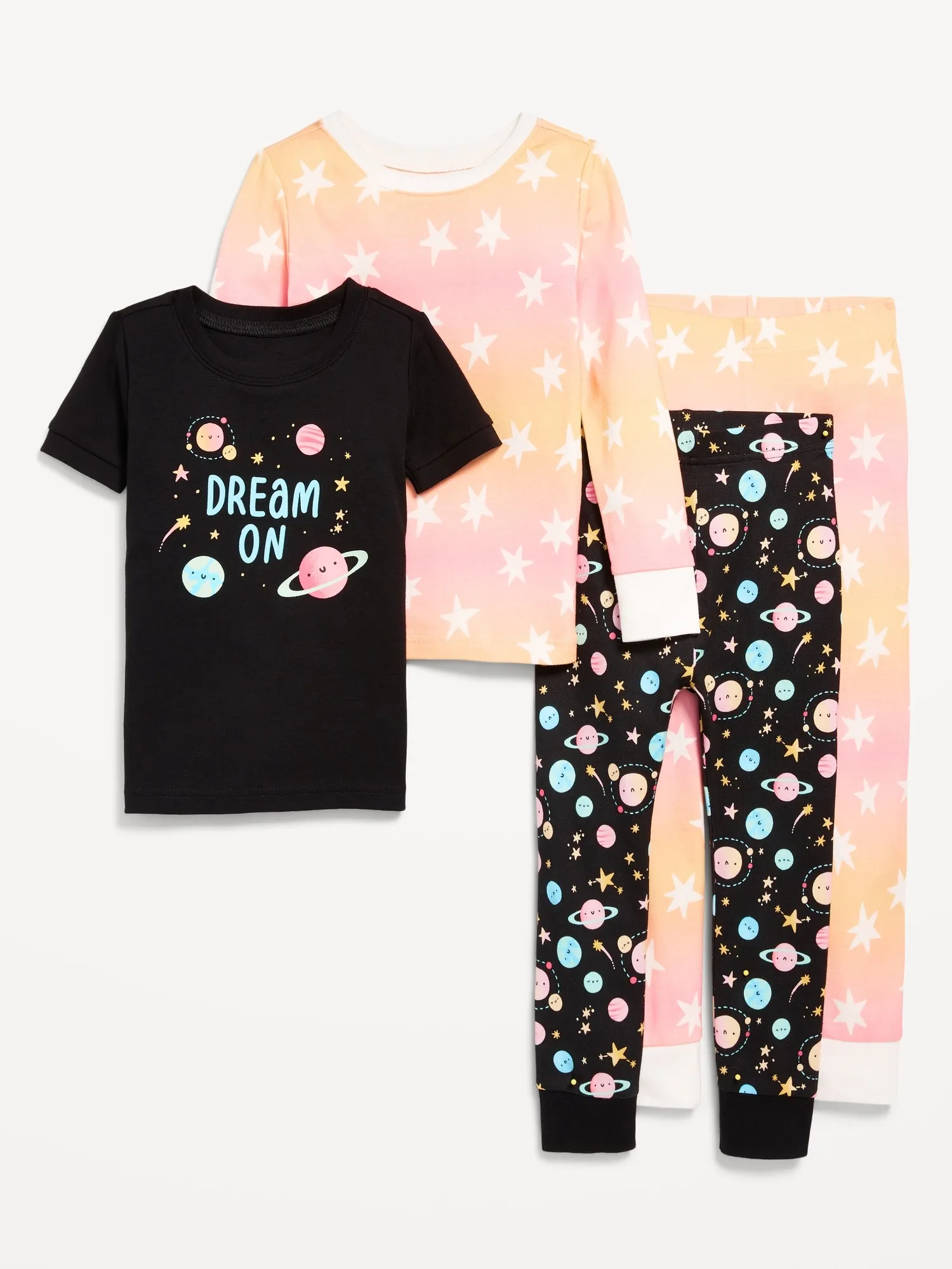 Old Navy Snug-Fit Pajama 4-Piece Set for Toddler & Baby