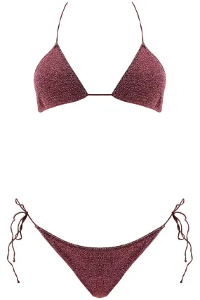 Oséree Lumière Triangle Bikini Set For   Purple