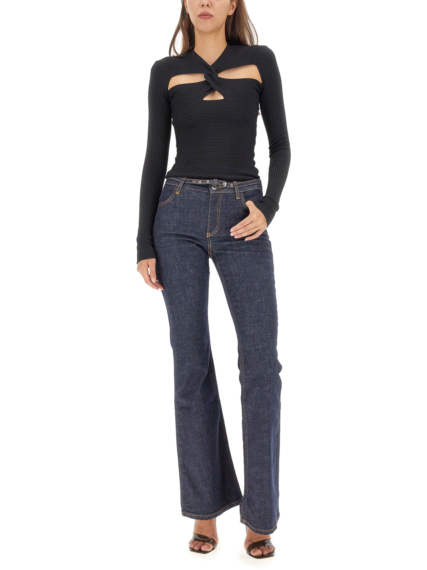 PHILOSOPHY DI LORENZO SERAFINI    COTTON DENIM JEANS