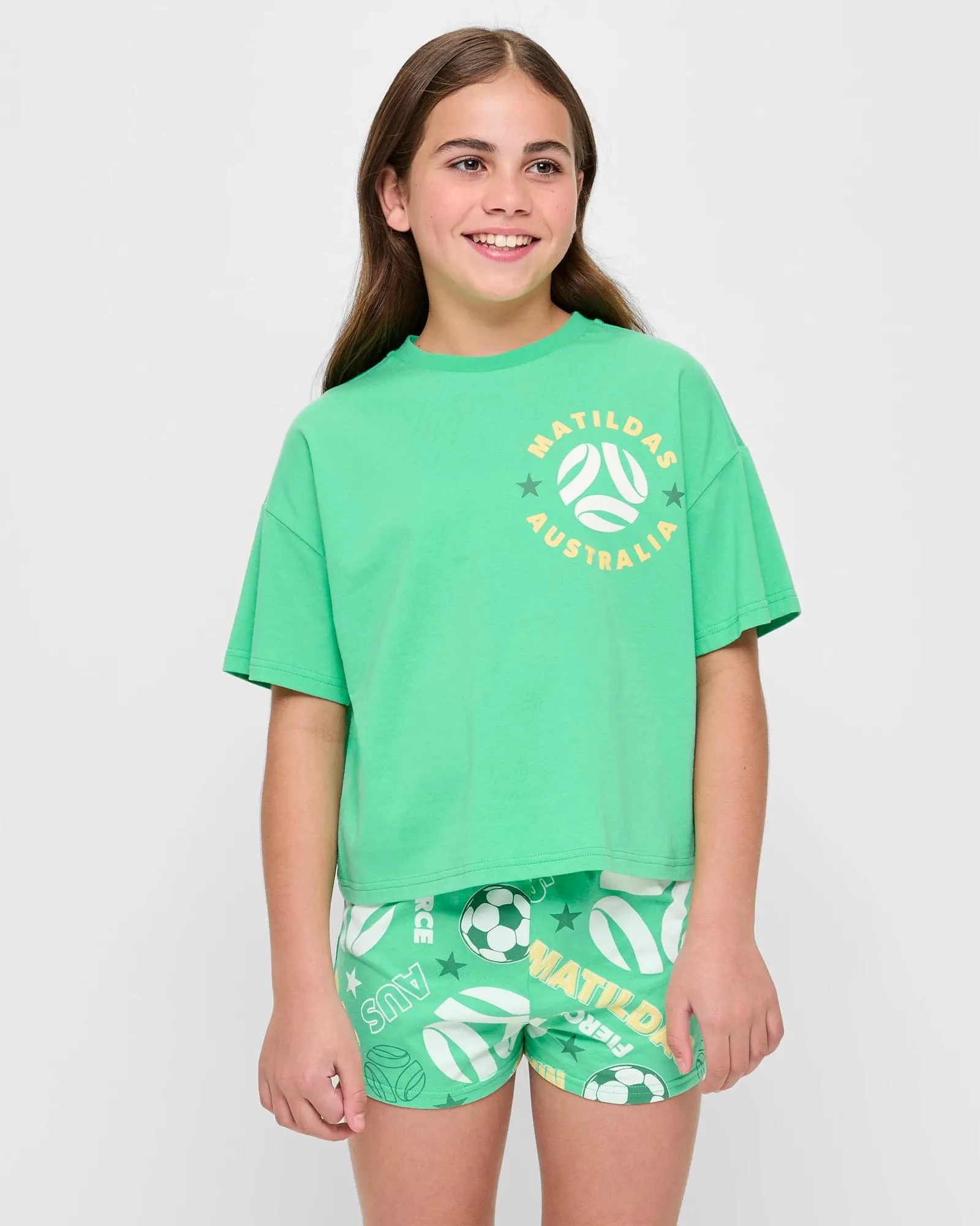 popular  Matildas Cotton Drop Shoulder Pyjama Set