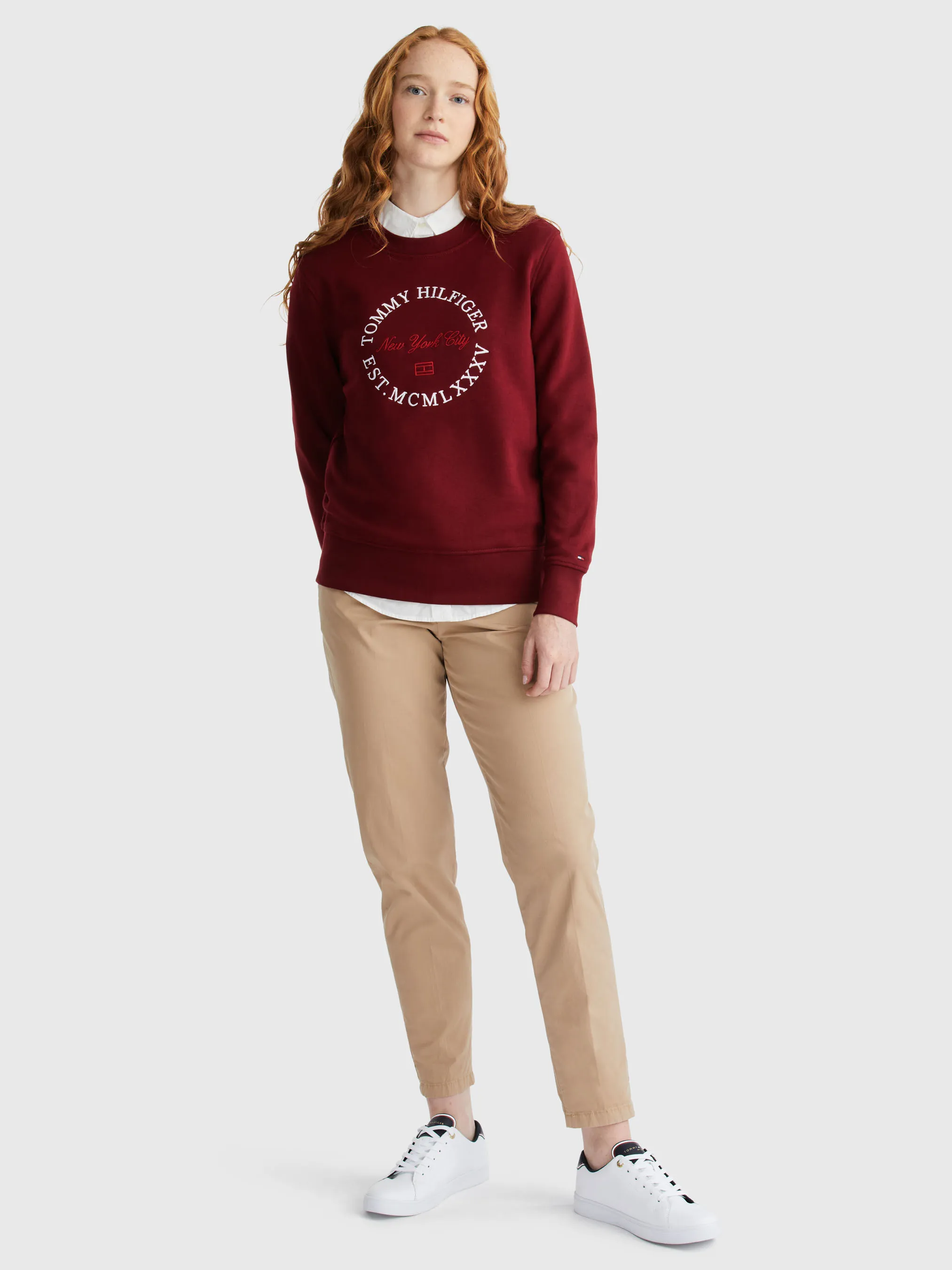 Print Mix Round Sweatshirt | Sweatshirts & Hoodies | Tommy Hilfiger