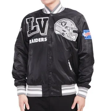 PRO STANDARD: Raiders Mash Up Satin Jacket