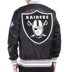 PRO STANDARD: Raiders Mash Up Satin Jacket